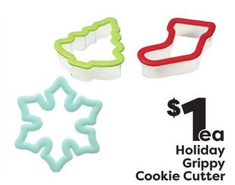 Weis Markets Holiday grippy cookie cutter offer