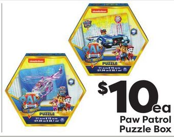 Weis Markets Paw patrol puzzle box offer