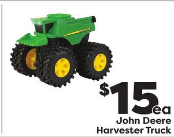 John deere harvester truck