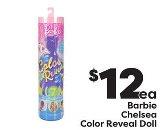 Weis Markets Barbie chelsea color reveal doll offer