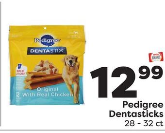 Weis Markets Pedigree dentasticks offer