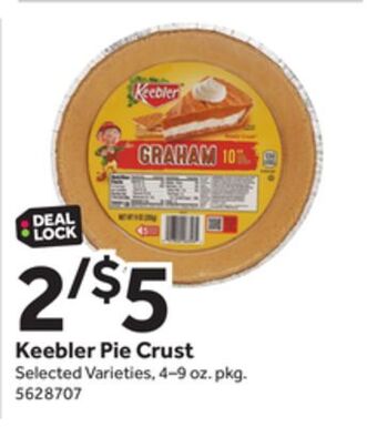 Stop&Shop Keebler pie crust offer