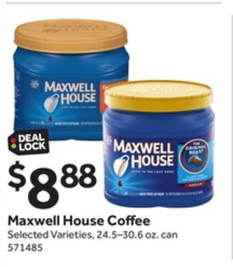 Stop&Shop Maxwell house coffee offer