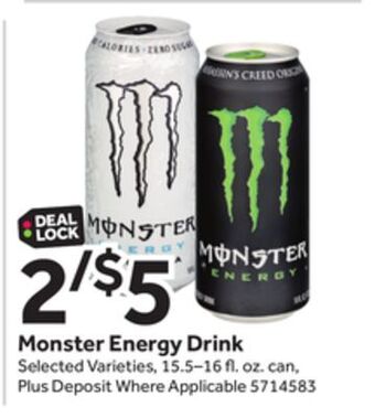 Stop&Shop Monster energy drink offer
