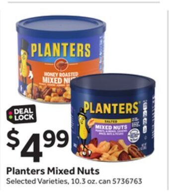 Stop&Shop Planters mixed nuts offer
