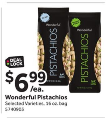 Stop&Shop Wonderful pistachios offer