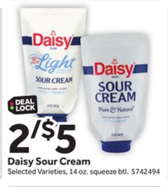 Stop&Shop Daisy sour cream offer