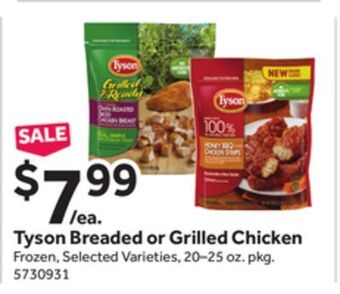 Stop&Shop Tyson breaded or grilled chicken offer