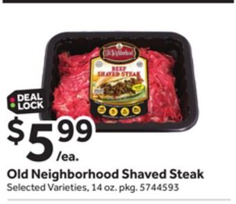 Stop&Shop Old neighborhood shaved steak offer