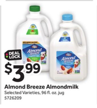 Stop&Shop Almond breeze almondmilk offer