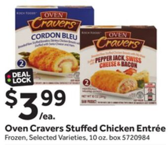 Stop&Shop Oven cravers stuffed chicken entrée offer