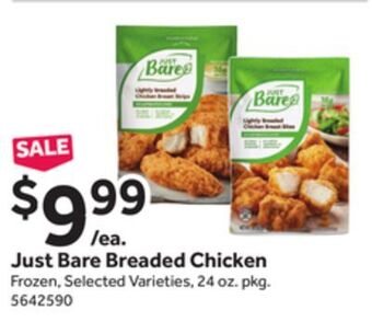 Stop&Shop Just bare breaded chicken offer