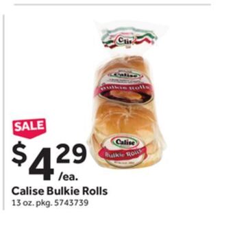 Stop&Shop Calise bulkie rolls offer