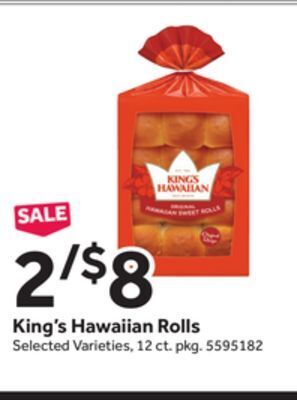 Stop&Shop King's hawaiian rolls offer