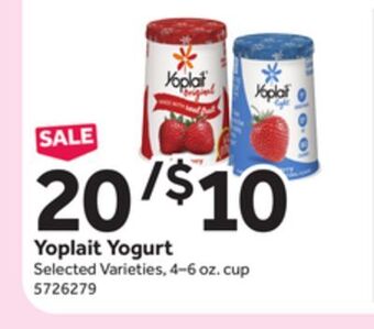 Stop&Shop Yoplait yogurt offer