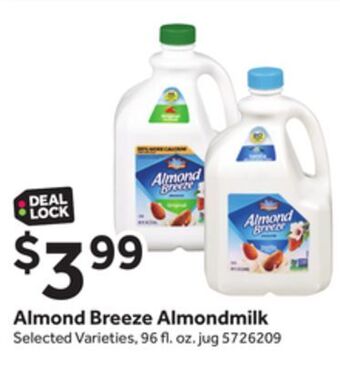 Stop&Shop Almond breeze almondmilk offer