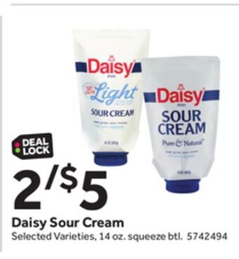 Stop&Shop Daisy sour cream offer
