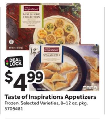 Stop&Shop Taste of inspirations appetizers offer