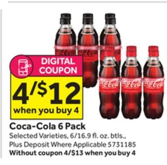 Stop&Shop Coca-cola 6 pack offer