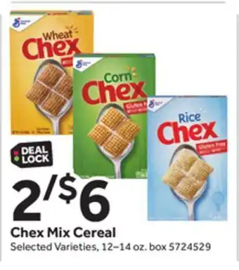 Stop&Shop Chex mix cereal offer
