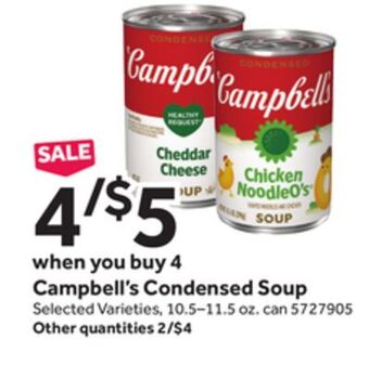 Stop&Shop Campbell's condensed soup offer
