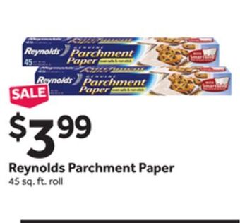 Stop&Shop Reynolds parchment paper offer