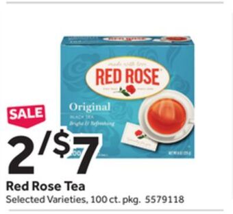 Stop&Shop Red rose tea offer