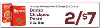 DeCicco & Sons Banza chickpea pasta 8 oz. box offer