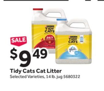 Stop&Shop Purina tidy cats cat litter offer