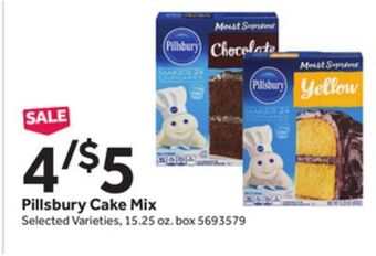 Stop&Shop Pillsbury cake mix offer