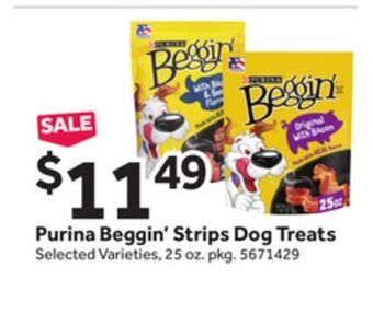 Stop&Shop Purina beggin' strips dog treats offer