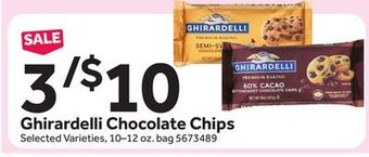 Stop&Shop Ghirardelli chocolate chips offer