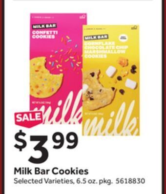 Stop&Shop Milk bar cookies offer