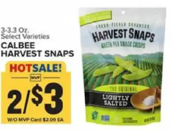 Food Lion Calbee Harvest Snaps 3-3.3 oz offer