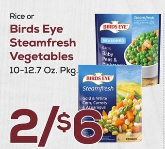 DeCicco & Sons Birds eye steamfresh vegetables offer