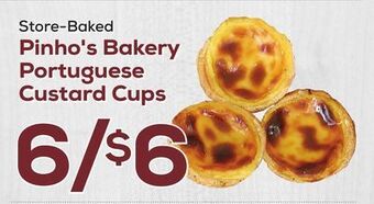 DeCicco & Sons Pinho's bakery portuguese custard cups offer