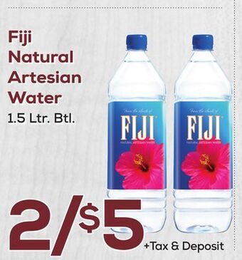 DeCicco & Sons Fiji natural artesian water offer