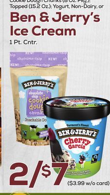 DeCicco & Sons Ben & jerry's ice cream offer