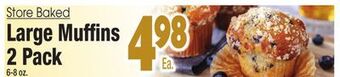 King Kullen Large muffins 2 pack offer