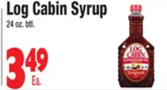 King Kullen Log cabin syrup offer