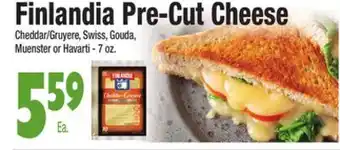 King Kullen Finlandia pre-cut cheese offer