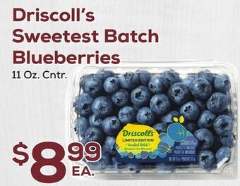 DeCicco & Sons Driscoll's sweetest batch blueberries offer