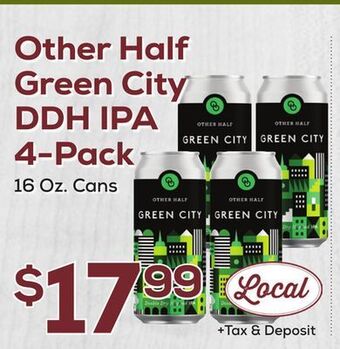 DeCicco & Sons Other half green city ddh ipa 4-pack offer