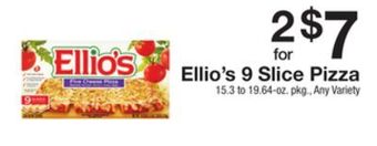 The Fresh Grocer 9 slice pizza offer