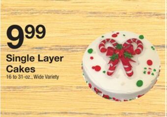The Fresh Grocer Single layer cakes offer