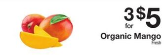 The Fresh Grocer Organic mango offer