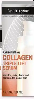 Harmon Face Values Neutrogena rapid firming collagen triple lift serum offer
