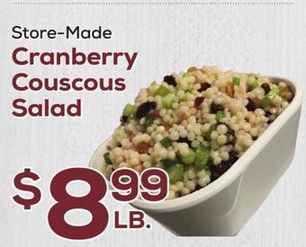 DeCicco & Sons Cranberry couscous salad offer