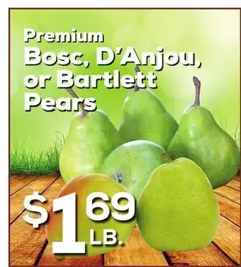 DeCicco & Sons Premium bosc, d'anjou, or bartlett pears offer
