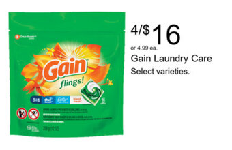 Walgreens Gain Laundry Care offer